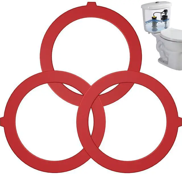 Main image of Flush Valve Seal for Kohler, 3 Pack Upgraded Silicone Material Canister Flush Valve Toilet Gasket Replacement Parts for K-GP1059291, Easy to Install and Uninstall