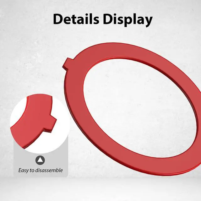 Alt view image 5 of 7 - Flush Valve Seal for Kohler, 3 Pack Upgraded Silicone Material Canister Flush Valve Toilet Gasket Replacement Parts for K-GP1059291, Easy to Install and Uninstall