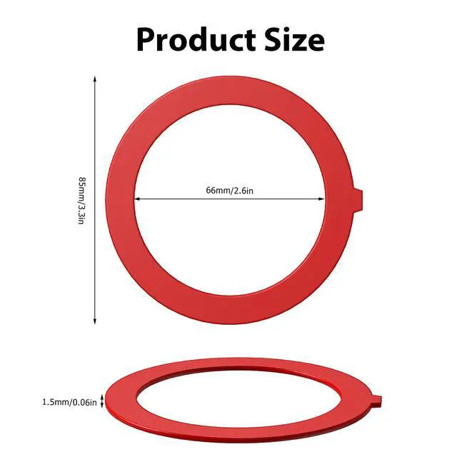 Alt view image 6 of 7 - Flush Valve Seal for Kohler, 3 Pack Upgraded Silicone Material Canister Flush Valve Toilet Gasket Replacement Parts for K-GP1059291, Easy to Install and Uninstall