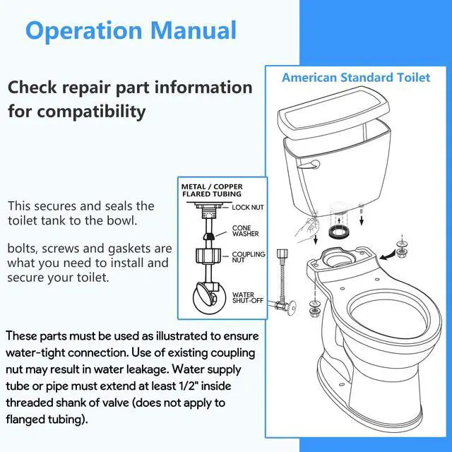 Alt view image 6 of 7 - Tank to Bowl Gasket Kit for Champion 4, AS738756-0070A