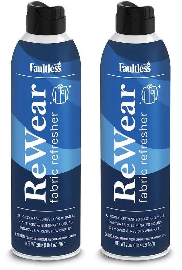 Alt view image 2 of 7 - ReWear Dry Wash Spray for Clothing Wrinkle Remover, Fabric Refresher Spray, Captures Odors Like Dry Shampoo for Clothes: Fresh Look W/Out Laundry, 20oz