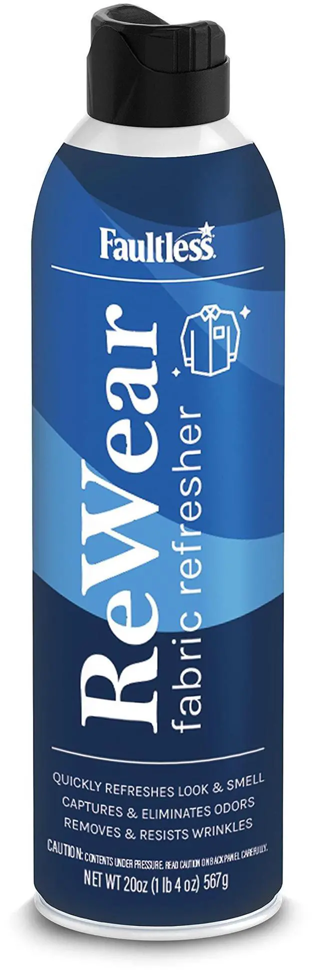 Main image of ReWear Dry Wash Spray for Clothing Wrinkle Remover, Fabric Refresher Spray, Captures Odors Like Dry Shampoo for Clothes: Fresh Look W/Out Laundry, 20oz