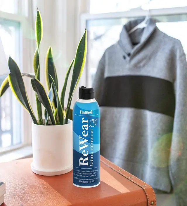 Alt view image 4 of 7 - ReWear Dry Wash Spray for Clothing Wrinkle Remover, Fabric Refresher Spray, Captures Odors Like Dry Shampoo for Clothes: Fresh Look W/Out Laundry, 20oz