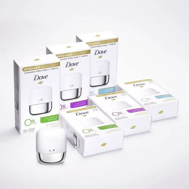 Alt view image 5 of 7 - Deodorant Refills Refill Kit 0% Aluminum Cucumber & Green Tea Aluminum Free Deodorant 1.13 oz