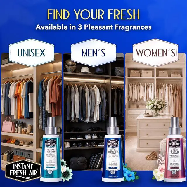 Alt view image 6 of 7 - Fabric Freshener Spray & Deodorizer Odor Eliminator - Works Instantly with Noxban - Eco-Friendly Fabric Refresher & Odor Neutralizer - Safe for Garments, Linens, Bedding - Men's