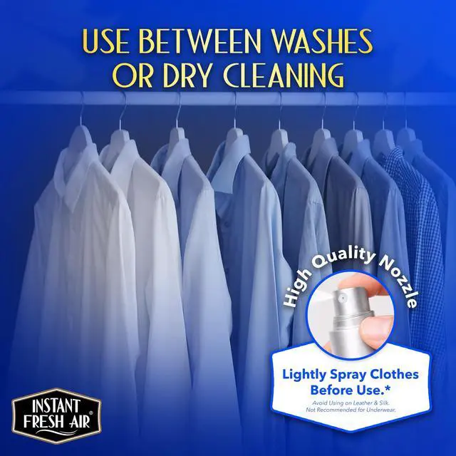Alt view image 5 of 7 - Fabric Freshener Spray & Deodorizer Odor Eliminator - Works Instantly with Noxban - Eco-Friendly Fabric Refresher & Odor Neutralizer - Safe for Garments, Linens, Bedding - Men's