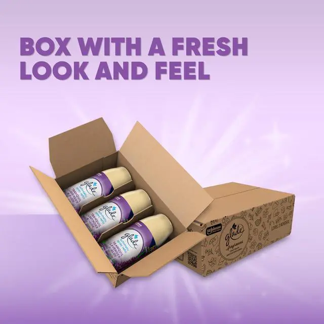 Alt view image 2 of 7 - Automatic Spray Refill, Air Freshener for Home and Bathroom, Tranquil Lavender & Aloe, 6.2 Oz, 3 Count