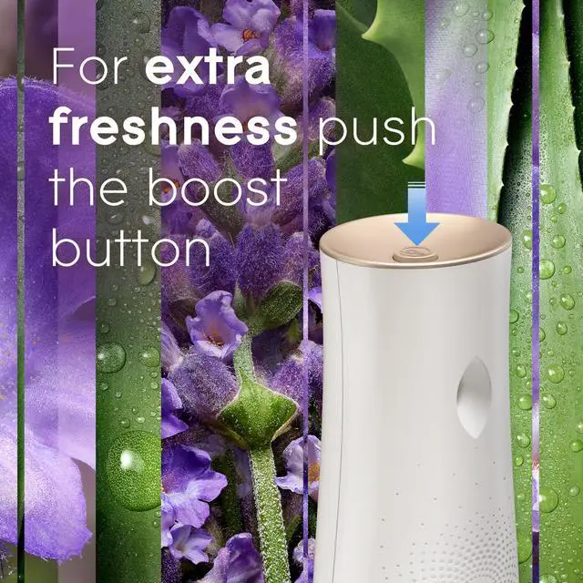 Alt view image 7 of 7 - Automatic Spray Refill, Air Freshener for Home and Bathroom, Tranquil Lavender & Aloe, 6.2 Oz, 3 Count