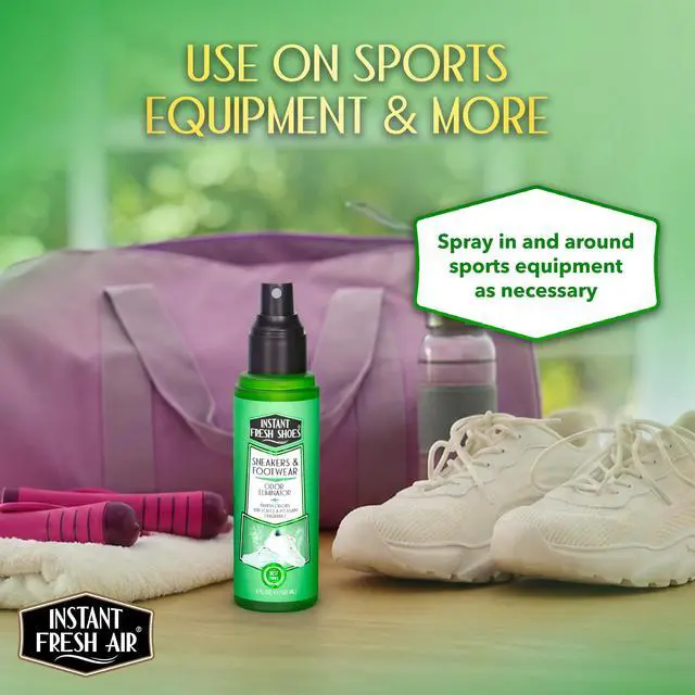 Alt view image 5 of 7 - Shoe Deodorizer & Foot Odor Elimination Spray - Instant Shoe Smell Remover for Sneakers, Cleats, Boots, All Footwear, Gym Bags & Sports Equipment - Fresh Lavender Scent - 4 fl oz.