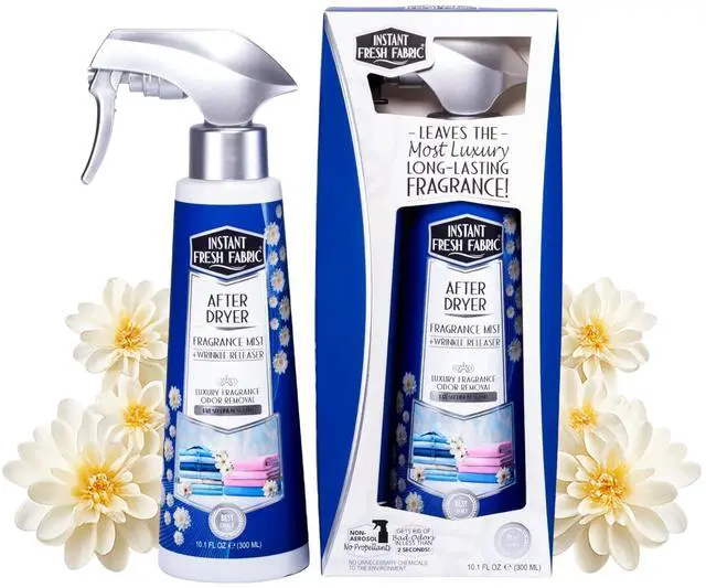 Main image of After Dryer Fabric Freshener & Wrinkle Release Spray - For Clothes & Laundry - Luxury Fragrance Odor Remover & Wrinkle Releaser - =For Home & Travel - Fresh Linen Scent - 10.1 fl oz.