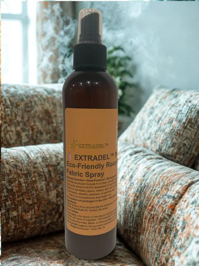 Alt view image 6 of 6 - Room Spray & Fabric Freshener (Orange & Cedarwood), Odor Eliminating, Essential Oil Scent, Plant-Based, 8 fl oz