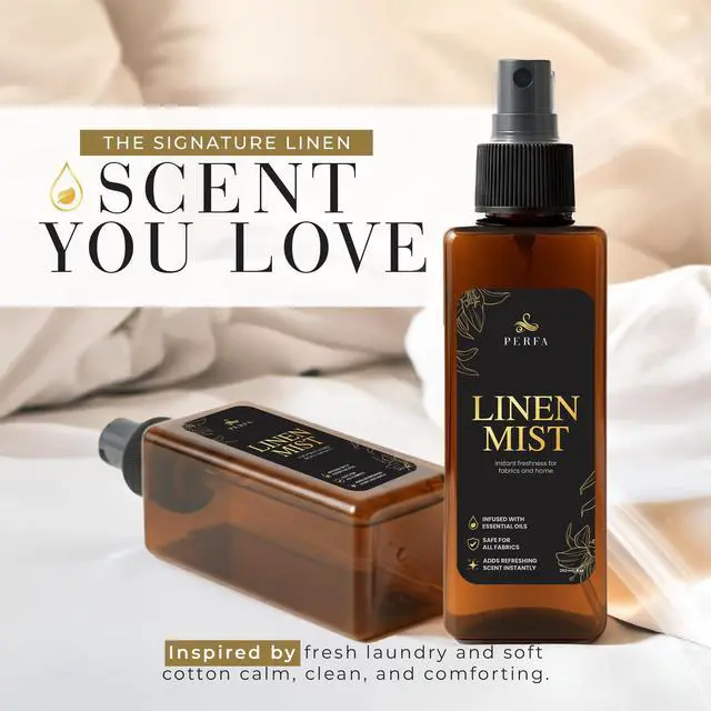 Alt view image 5 of 7 - Room and Linen Spray - 250ml Long Lasting Fabric Refresher Spray for Bedding, Laundry, Pillow, Sheets and Curtains with Odor Eliminator Formula - Room Freshener Spray for Hotel & Home
