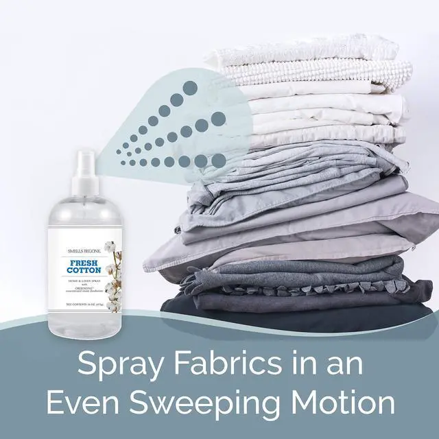 Alt view image 2 of 6 - Air Freshener Home & Linen Spray - 16 oz, Pack of 2 - Odor Eliminator - Made with Essential Oils (Fresh Cotton)