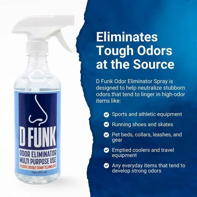 Alt view image 3 of 7 - D Funk Odor Eliminator for Strong Odor, 16 oz. Bottle