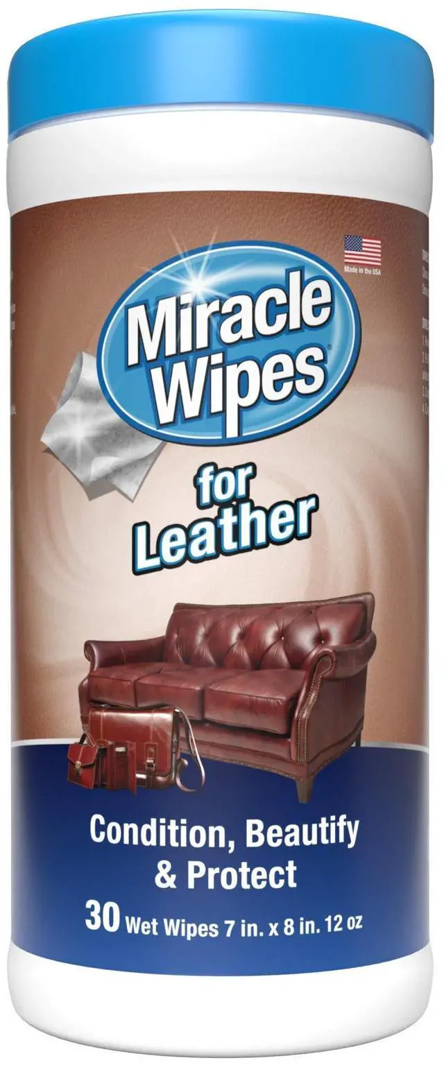 Main image of for Leather Cleaning & Conditioning, Vehicle, Furniture, Shoes, Jacket, Interior, Upholstery, Cleans, Protects, and Moisturizes Leather, Prevent Fading and Cracking - 30 Count