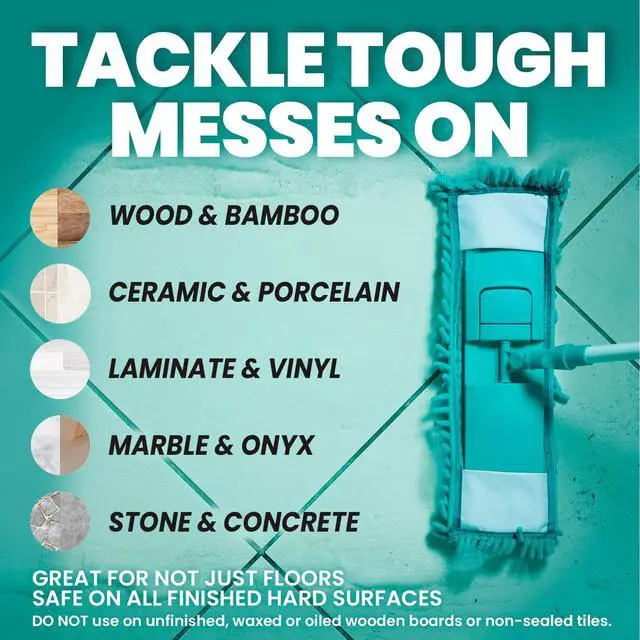 Alt view image 4 of 6 - Ultra Concentrated Floor Cleaner For Mopping: 30 Natural, 100% Dissolvable Sheets for Mopping Hardwood & Wood Floor Cleaner with Filth-Fighting Enzymes, Plastic-Free Packaging
