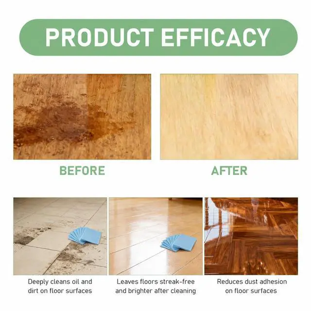 Alt view image 6 of 7 - Multi-surface Floor Cleaning Tablets, Floor Cleaning Tablets Multi- Surface Cleaner, Multiple Effect the floors Clean, Concentrated Cleaner for Hardwood, Tile, Glass, Laminate & More (Blue, 200PCS)