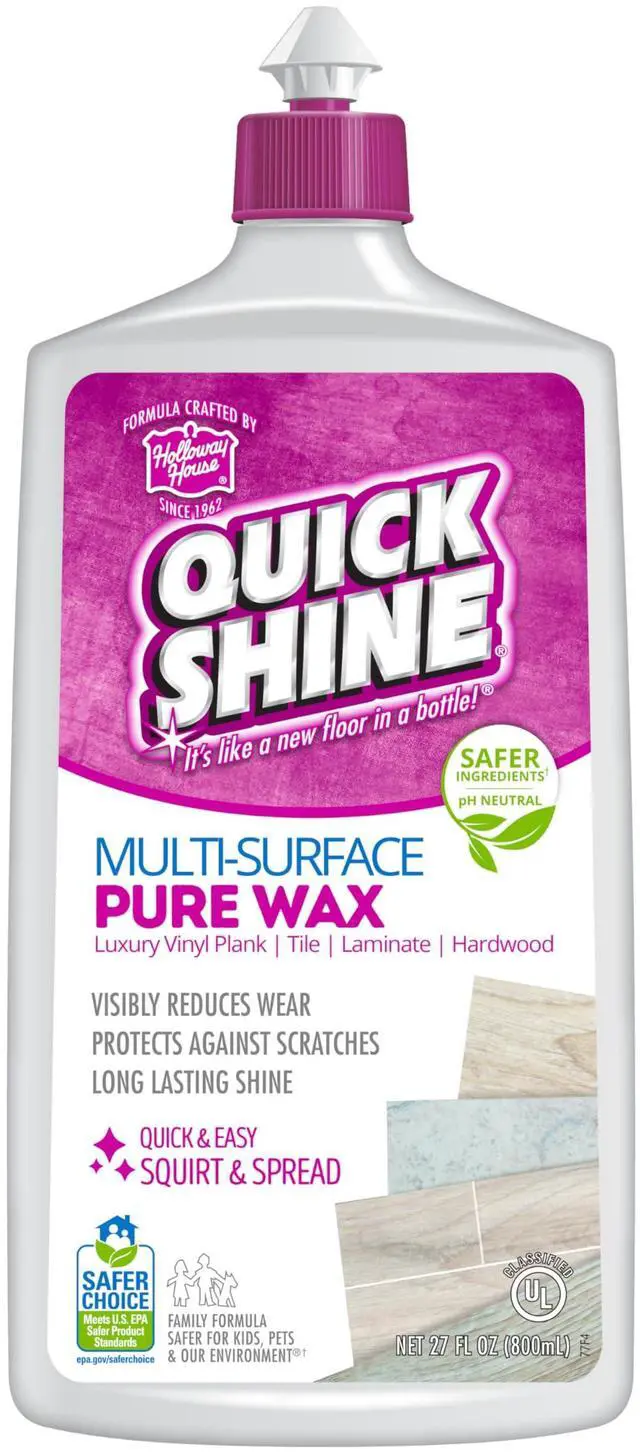 Main image of Pure Floor Wax 27oz | A Buffable, Waterproof Finish for Regular and Hardwood Floors | Restore Protect Refresh