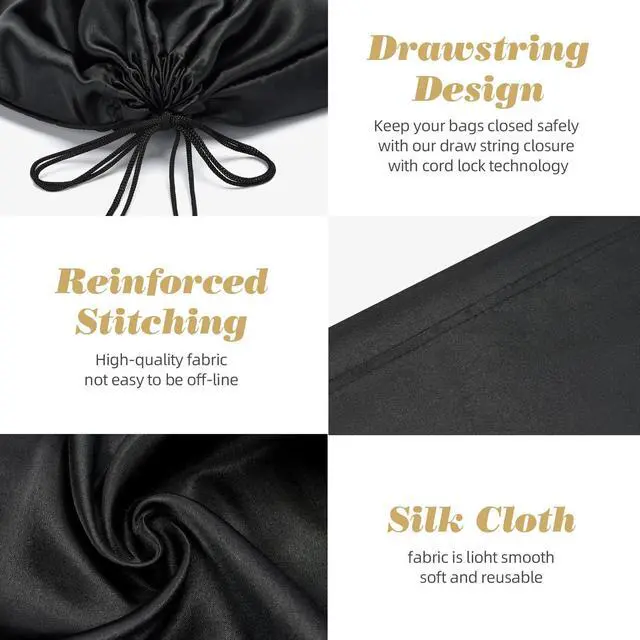 Alt view image 3 of 6 - 3Pack Drawstring Dust Bags with ID Labels