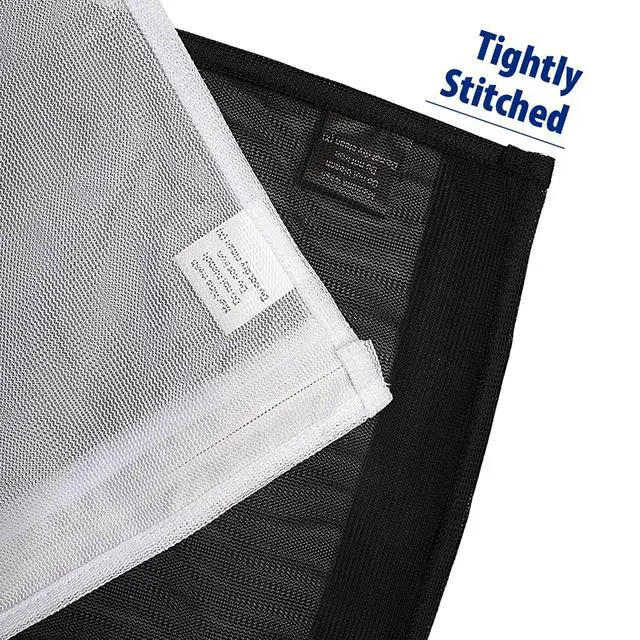 Alt view image 5 of 7 - 5 Pack (2 Large & 3 Medium) Delicates Laundry Bags, Bra Fine Mesh Wash Bag, Zippered, Protect Best Clothes in The Washer (5 Black, Set of 5)