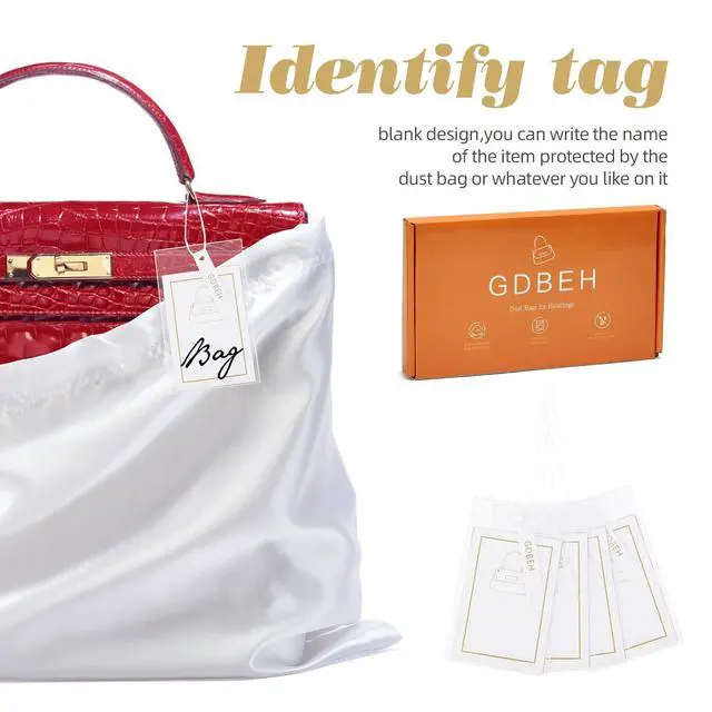 Alt view image 4 of 6 - 3Pack Drawstring Dust bags with ID Labels