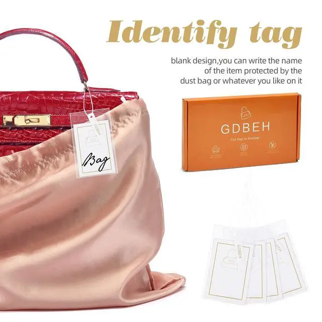 Alt view image 4 of 6 - 3Pack Drawstring Dust Bags with ID Labels