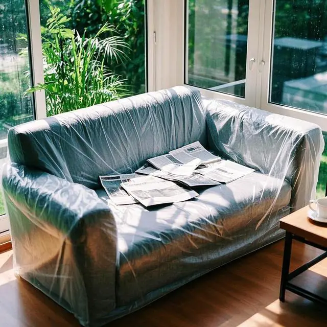 Alt view image 4 of 7 - Plastic Sofa Bag Clear Couch Cover,Moving & Storage Sofa Bag, Dust-Proof Waterproof Plastic Furniture Cover,134-Inch Long by 46-Inch Wide