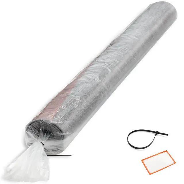 Alt view image 3 of 7 - Heavy Duty Rug Storage Bag - Reusable Rug Shipping Bag, Waterproof Plastic Rug Cover - Fits Rolled Carpet Up to 9 x 12 Feet, 4 Mil Thick Tear Proof Plastic Storage Bag - 1 Clear Bag, 130 x 26 Inches