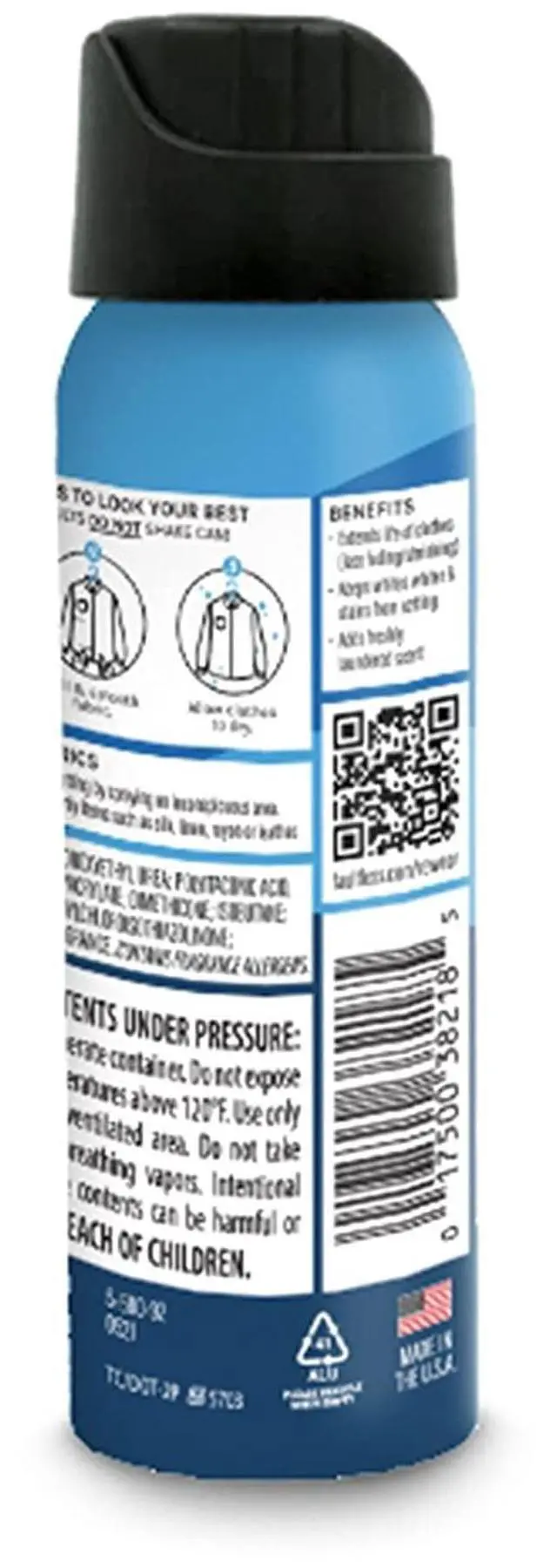 Alt view image 6 of 6 - ReWear Dry Wash Spray for Clothing Wrinkle Remover, Fabric Refresher Spray, Captures Odors Like Dry Shampoo for Clothes: Fresh Look W/Out Laundry, 3oz (Mini 3 Pack)