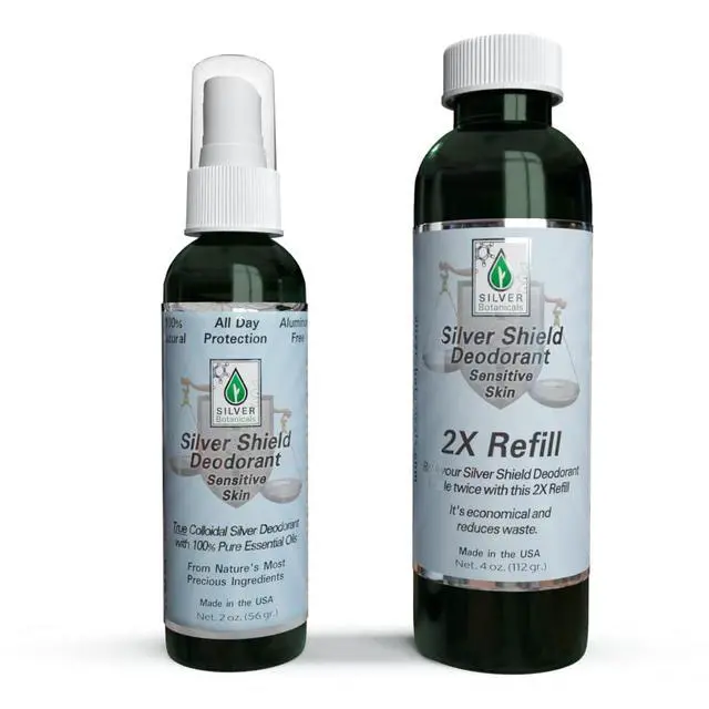 Alt view image 4 of 7 - Shield Deodorant - Sensitive Skin Formula - Spray-On | All Natural Colloidal Silver Deodorant | 2.0 fl oz