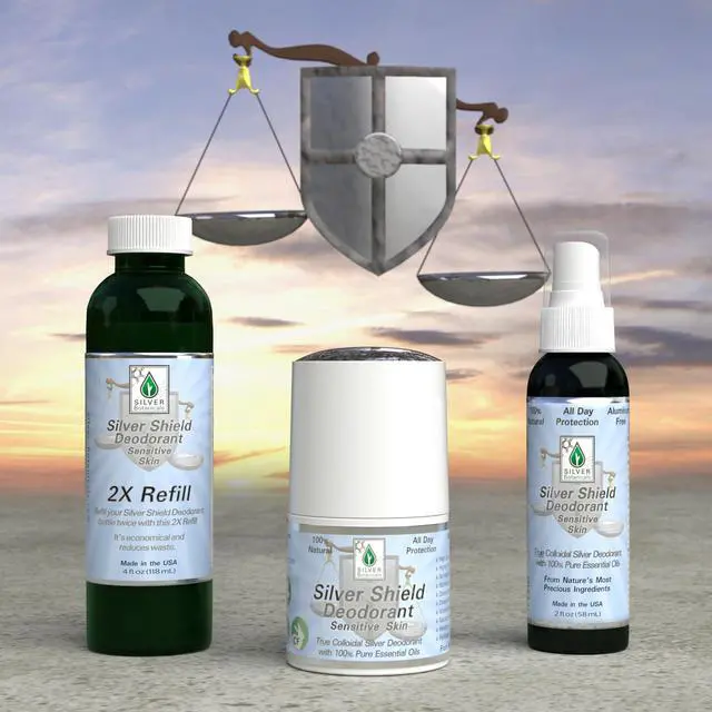 Alt view image 6 of 7 - Shield Deodorant - Sensitive Skin Formula - Spray-On | All Natural Colloidal Silver Deodorant | 2.0 fl oz