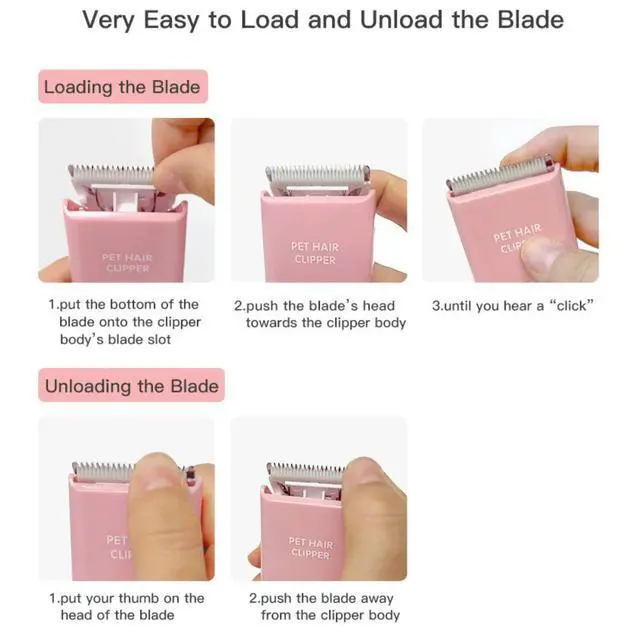 Alt view image 6 of 6 - 3-Packs Home Professional Pet Dog Cat Grooming Clipper Replacement Blades Only