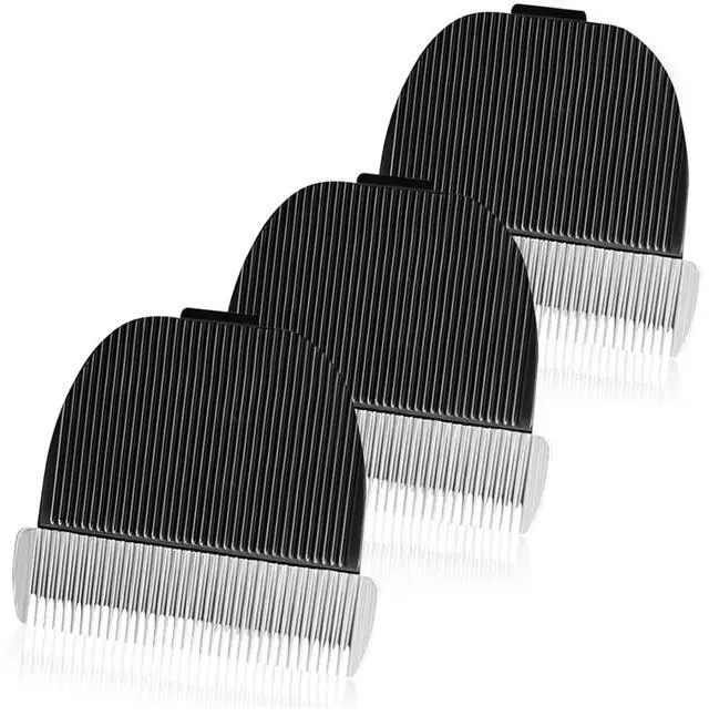 Main image of 3 PCS Replacement 35 Teeth Dog Grooming Clipper Blades, Low Noise Dog Trimmer for Grooming,Sharp Titanium Alloy Ceramic Grooming Clipper Blade
