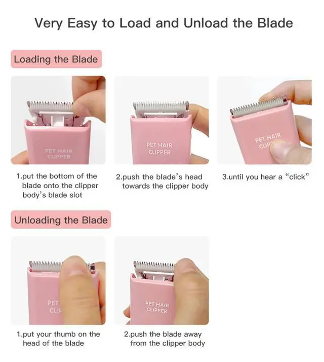Alt view image 5 of 6 - 3 PCS Standard Size Replaceable Ceramic Blades Set Pet Hair Clipper,Cat Dog Common Use Clipper Blade(#AP005)