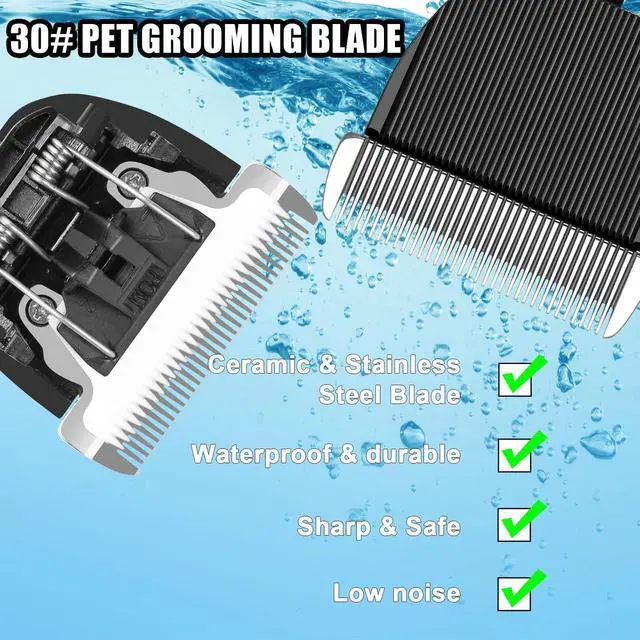 Alt view image 2 of 5 - 2 Pack Dog Grooming Replacement Blades, Size 30 1/50" (0.5mm)