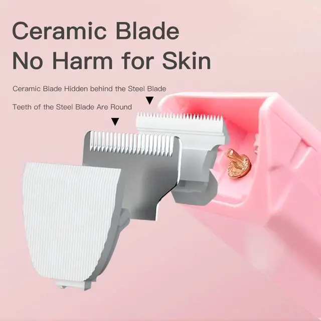 Alt view image 4 of 6 - Replacement for Pet Clippers,3 Packs Replacement Blades for Waterproof Cordless Grooming Kits,3 PCs of Replacement Blades for Dog Shavers TB006