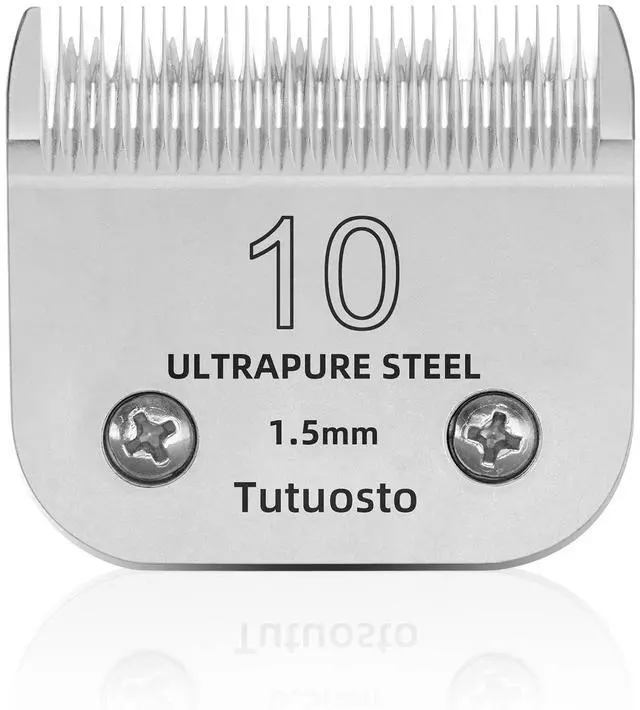 Main image of 10# Clipper Blades Pet Grooming Clipper Replacement Blades Detachable Blade Compatible with andis/wahl/Oster Dog Clippers