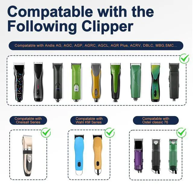 Alt view image 4 of 7 - 10# Clipper Blades Pet Grooming Clipper Replacement Blades Detachable Blade Compatible with andis/wahl/Oster Dog Clippers