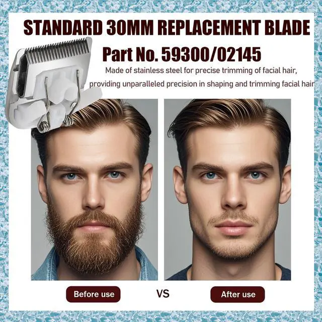 Alt view image 3 of 7 - 30MM Stainless Steel Replacement Blade, Silver, 1 piece
