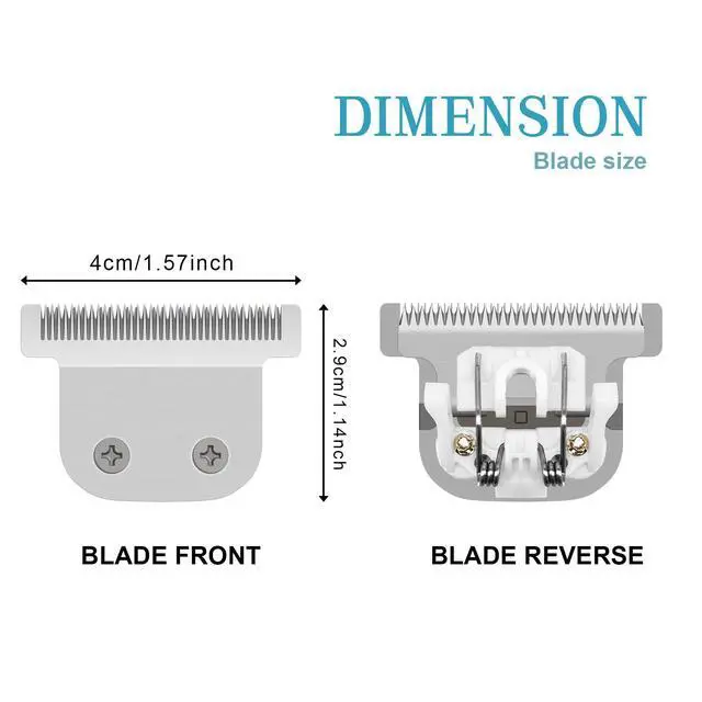 Alt view image 2 of 6 - T-Blade Detachable Replacement Blade Compatible with Wahl Trimmers,1 Pack