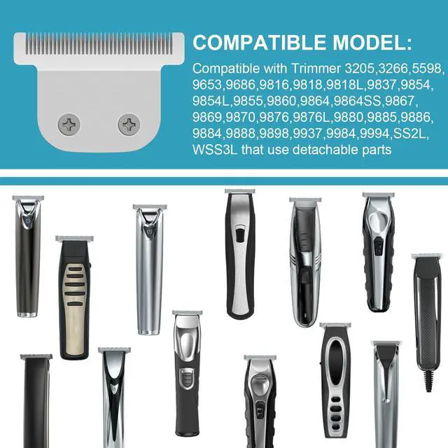 Alt view image 4 of 6 - T-Blade Detachable Replacement Blade Compatible with Wahl Trimmers,1 Pack