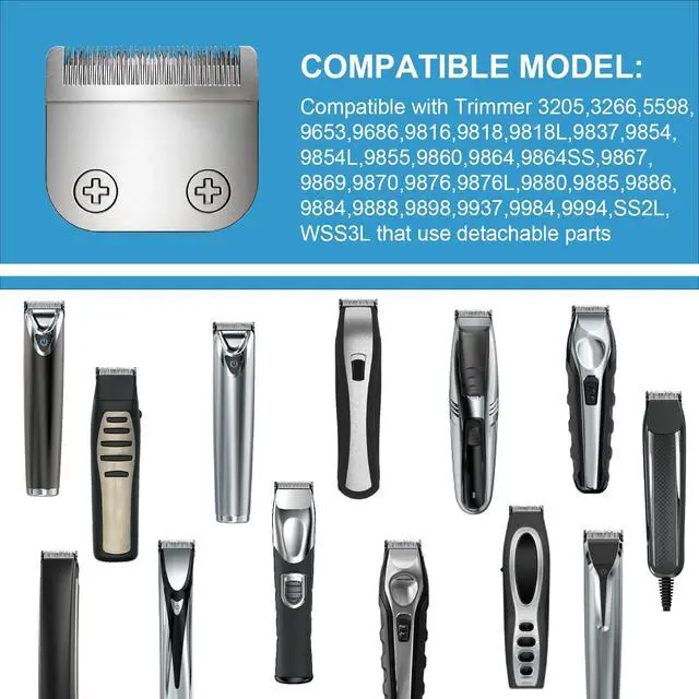Alt view image 3 of 6 - 59300 Detachable Replacement Blade Compatible with Wahl Trimmers