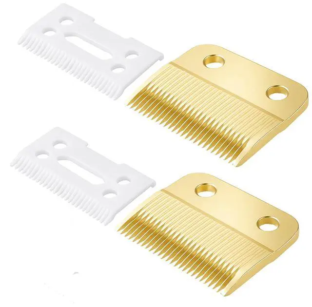 Main image of 2 Set Replacement Clipper Blades 1037-400 Compatible with Wahl 30-15-10,Professional Animal Standard Adjustable Blade Set,Ceramic Dog Blade Set
