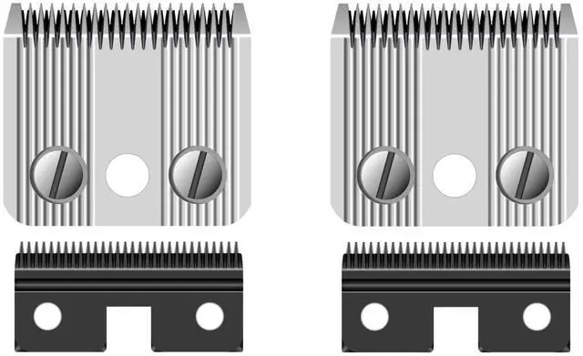 Main image of Pet Clipper Replacement Blades, Compatible with Wahl Moser Rex 1230 Animal Clipper, Adjustable Lengths, Made of Stainless Steel, Rust Resistant, Precise Cutting.