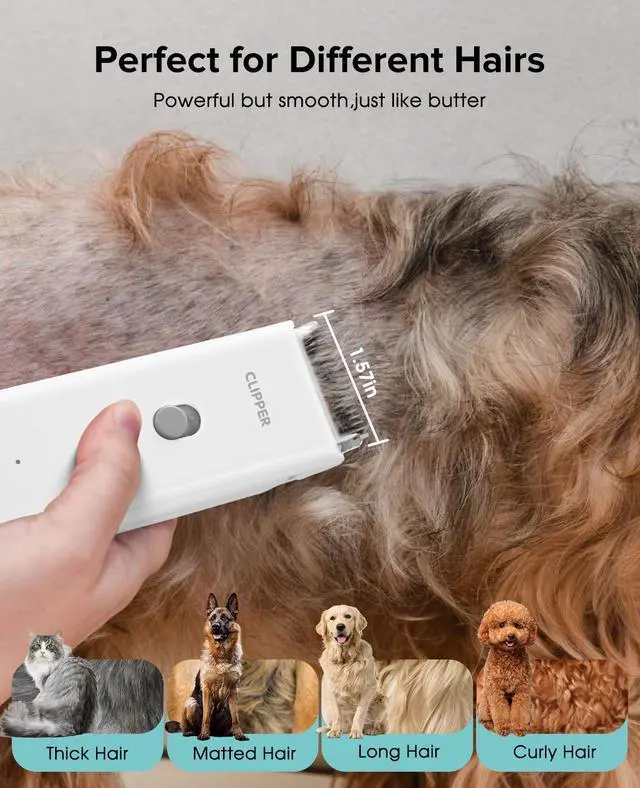 Alt view image 3 of 6 - Replaceable Pet Dog Grooming Ceramic Blades, 3 Pack Detachable Pet Clipper Blade for Dogs & Cats