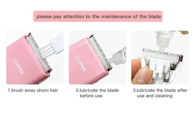 Alt view image 6 of 6 - Replaceable Pet Dog Grooming Ceramic Blades, 3 Pack Detachable Pet Clipper Blade for Dogs & Cats