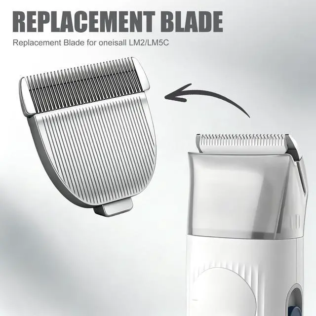 Alt view image 3 of 6 - 2 Pack Pet Grooming Vacuum Replacement Blade Compatible with Oneisall LM2 and LM5C | 2 Pcs Pet Grooming Replacement Blade