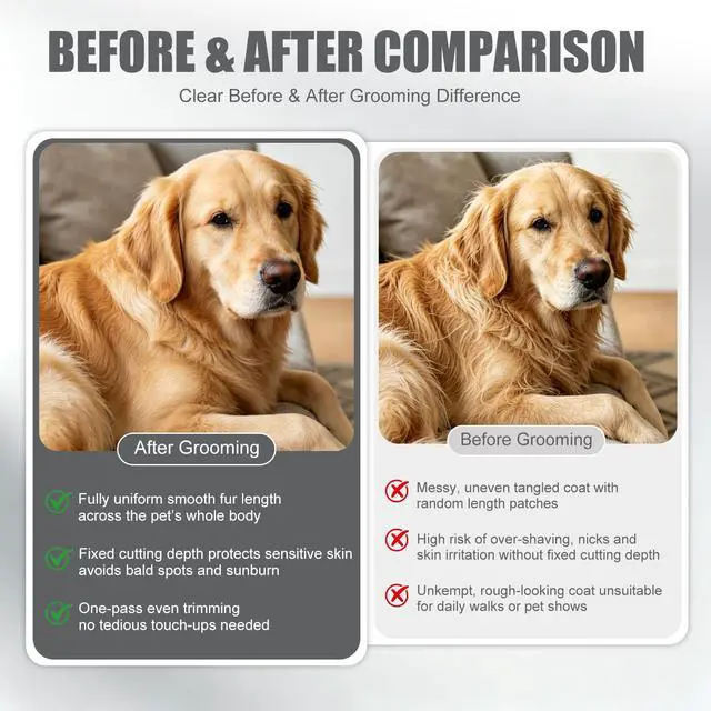 Alt view image 5 of 6 - 2 Pack Pet Grooming Vacuum Replacement Blade Compatible with Oneisall LM2 and LM5C | 2 Pcs Pet Grooming Replacement Blade