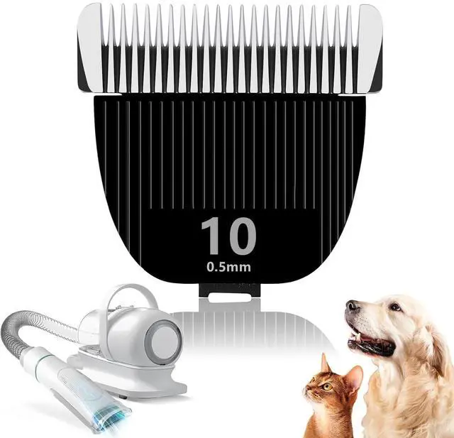 Main image of Replacement Blade for nebot P1 Pro Pet Grooming Kit & Vacuum,Size-10 Cut Length 1/50"(0.5mm),Made of Ceramic Blade & Stainless Steel Blade