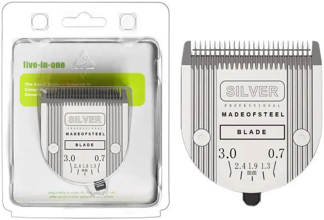 Main image of Adjustable 5 in 1 Replacement Blades Compatible with WAHL Bravura .ChromadoCreativaFigura Dog Clippers for Dogs Grooming(1 Pc)